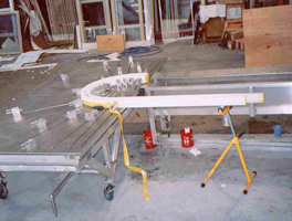 Table with mold